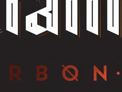 EW Detail bourbon evan williams logotype whiskey