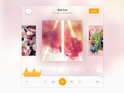 Play Music - Player #1 app flat google google play material music play player ui ux