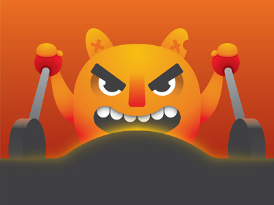 Pinbrawl: Player Portrait 1 illustration pinbrawl player 1