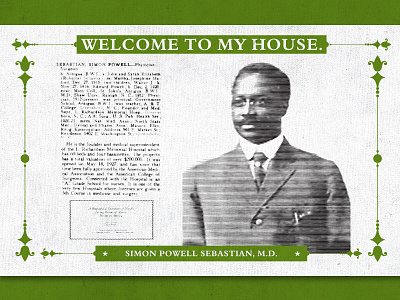 Dr. Sebastian doctor graphic greensboro history nc north carolina wall