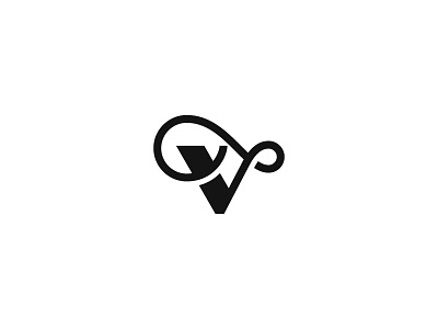 V logo mark symbol v