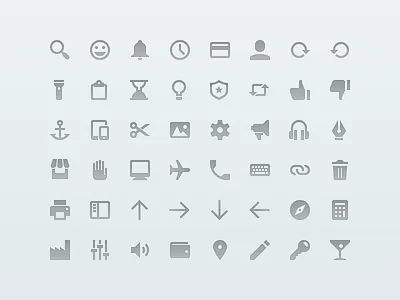 Icons for a thing 20px icon set icons