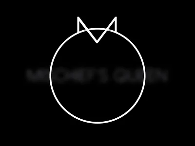 mischief ring black and white dark letter m m milkovone minimal mischief mm monogram