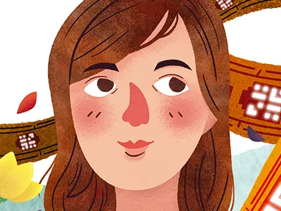 Kellee Santiago illustration kellee santiago portrait thatgamecompany