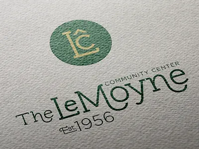 LeMoyne Community Center Rebrand branding design green logo mark marketing nonprofit pennsylvania pgh pittsburgh type typography
