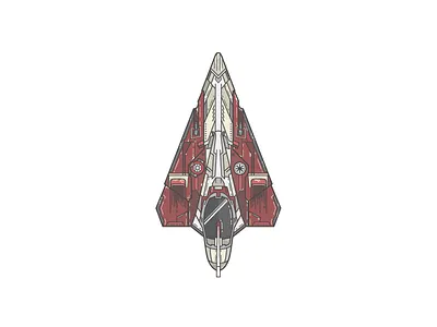 Obi's Starfighter obi ship space starfighter starwars