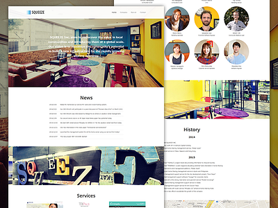 SQUEEZE Inc design japan web website
