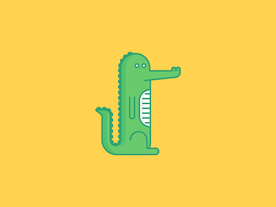 May 12: Weird Croc 365cons alligator animal croc crocodile daily icon diary gator icon