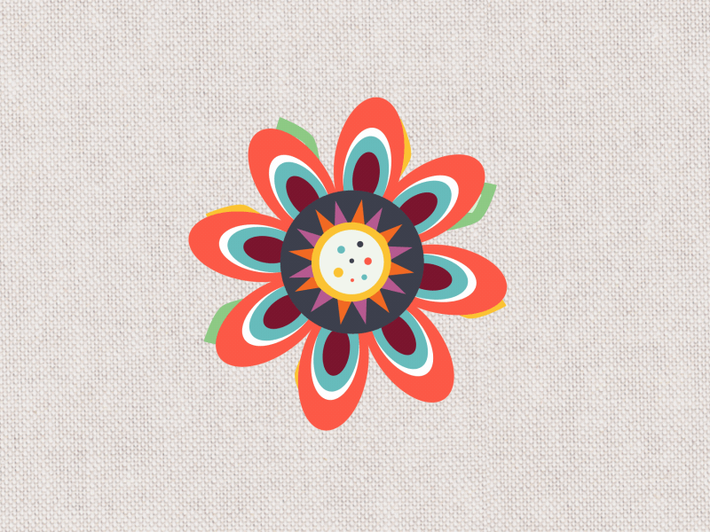 Navi flower 2d animation flat flowers gif texture