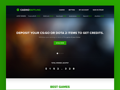 Casino Bet bet cash casino csgo dota jackpot steam withdraw