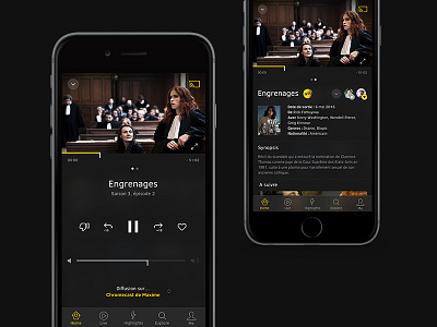 TV Cast — Player app cast ios mobile movie player tv ui ux