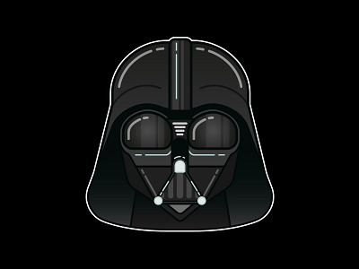 Darth Vader darth darth vader empire evil geek minimal nerd palpatine sith star wars vader vector