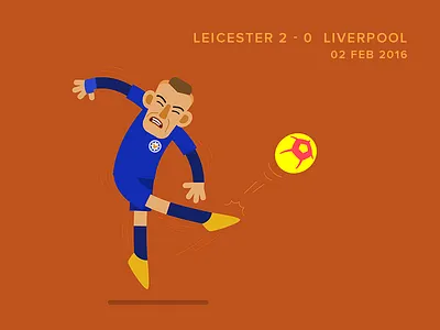 Stunner football illustration premierleague