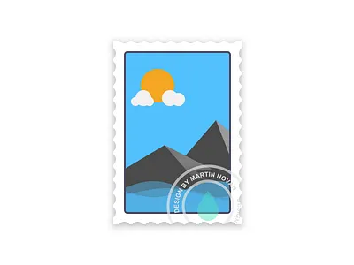 A Stamp daily design sketch