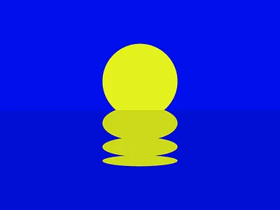 Goodnight Moon lunar moon ocean ripples sun sunset waves