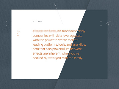 Opening Statement angle asymmetry business copy finance minimal professional