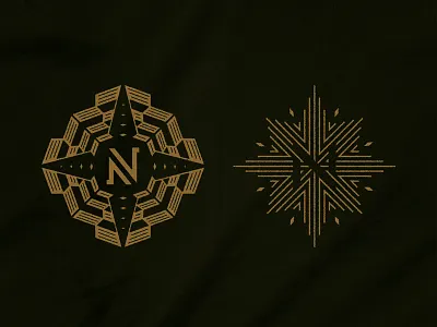 Compasses compass exploration geometric linework n nautical star