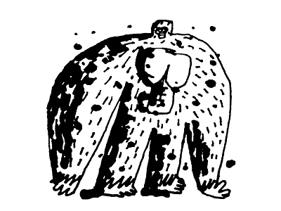 Apeman ape daily doodle ink man sketch the kinks
