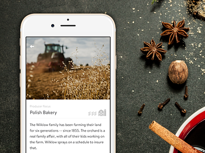 Farmigo for iOS - Local producer details app details farmigo fivenyc fresh groceries ios mobile