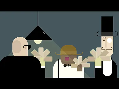 Planning Poker animation cards characters estimation flat gambling illustration planning playing poker scrum