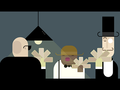 Planning Poker animation cards characters estimation flat gambling illustration planning playing poker scrum