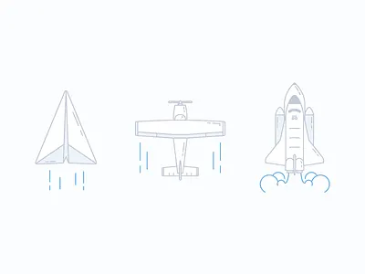 Flight flight paper airplane planes space shuttle