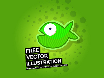 Fish - Free vector illustration collection - #4 animals bubbles fish fishing heart love ocean sea swimming undewater vector graphic vector illustration