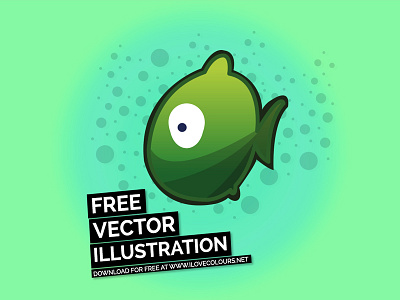 Fish - Free vector illustration collection - #2 animals bubbles fish fishing heart love ocean sea swimming undewater vector graphic vector illustration