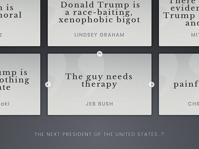 Daily UI #039 - Testimonials 039 challenge daily dailyui quote quotes sketch sketchapp testimonial testimonials trump