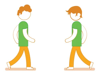 Come At Me Bro! cartoon character guy line orange people person stick figure stick people