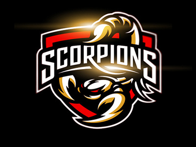 Abu Dhabi Scorpions abu dhabi scorpions adhl character design desert graphic maniac hockey illustration logo scorpion