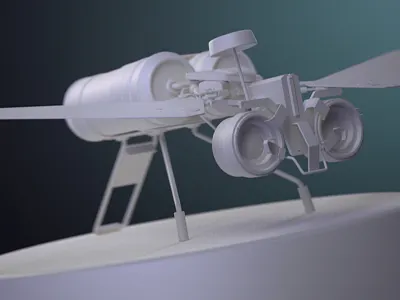 Cyber Fly 3d c4d character cinema 4d cyber detail fly macro modeling