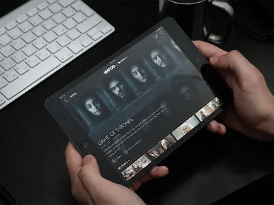 HBO GO - Series Overview dark game of thrones got hbo ipad ui