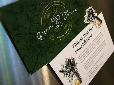 Gym & Tonic - magnet flyers flyer gym magnet personal training