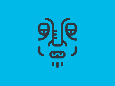 Mask Face 5 draw eyes face flat illustration lineal mask mouth nose