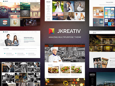 JKREATIV portfolio theme ui web wordpress