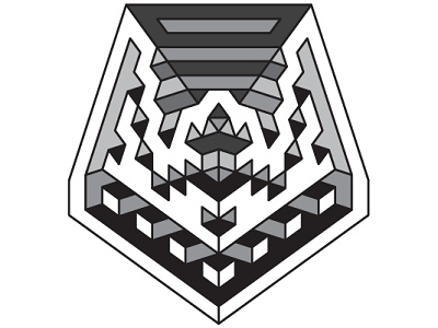Eguq Logo Vol 3 digitalart eguq geometry isomertic isomery optart pixelart