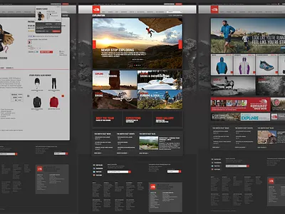 The North Face creative direction design