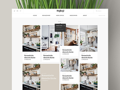 Hejhej Portal cards frontpage furniture grid living pinterest social sort statup