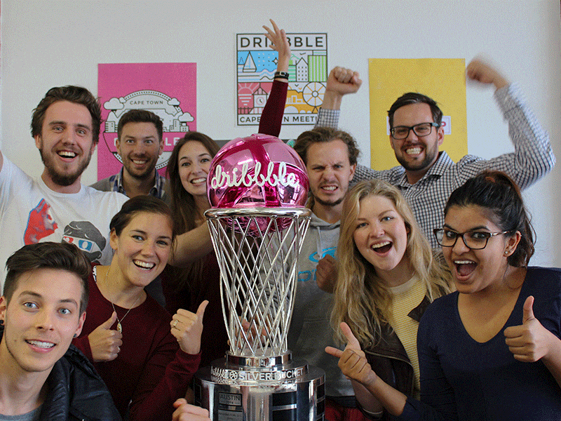 Dribbble Silver Bucket Award award cape town community design isoflow winning