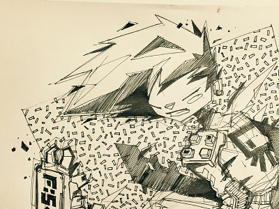 Sketch anime cartoon character drawing freehand sketch sketchbook