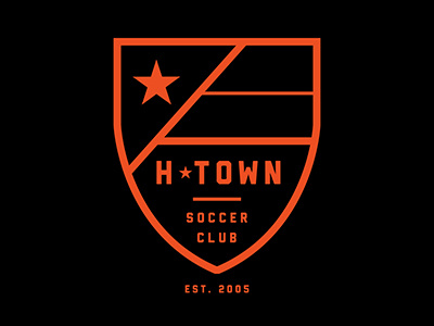 H-Town Soccer Shield badge club dynamo football h town houston shield soccer texas