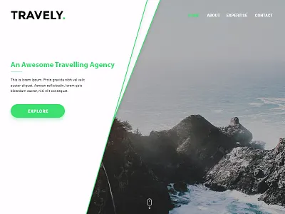 Modern Landing Page landing landingpage modern page photoshop ui ux