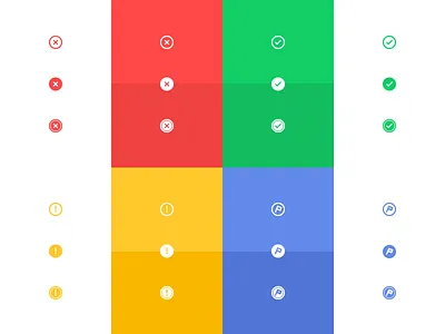 No, Yes, Perhaps, Ahem! icons illustration small ui ux