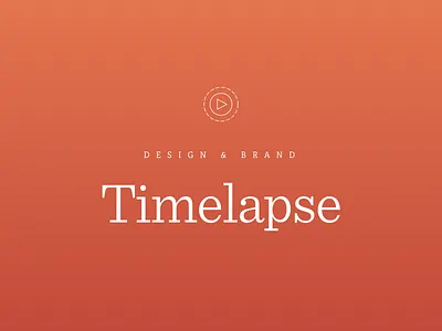 Design & Brand Buildout — Timelapse Footage animated brand design hero kps3 logo reno timelapse typography video