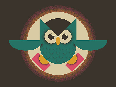 2 Dirbbble Invites dribbble feathers halo invite moon night owl wings