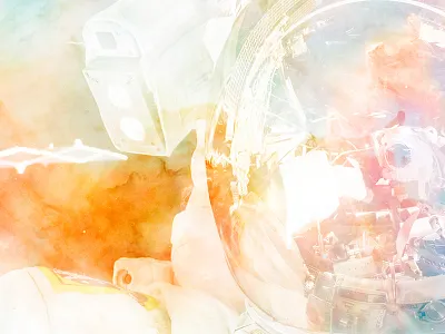 Space astronaut nebulas outer space space space station