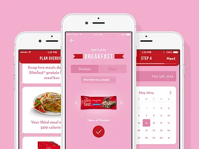 SlimFast Coach coach ios plan products progress slimfast tracker weight loss