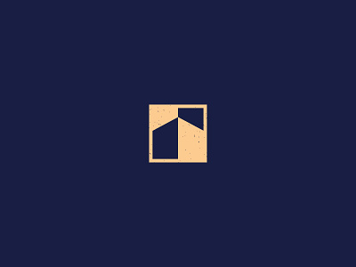 Reside logo building edwin carl capalla house land minimal negative space residence simple