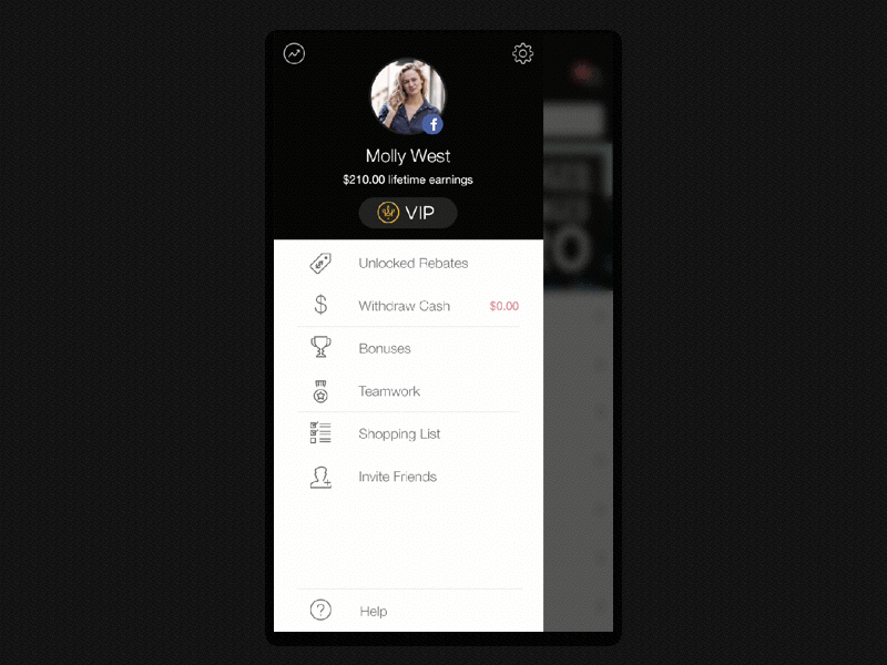 VIP - Animation Branding animation ios mobile ux